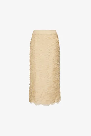 TWP Womens Sylkie Fishtail Silk Maxi Skirt