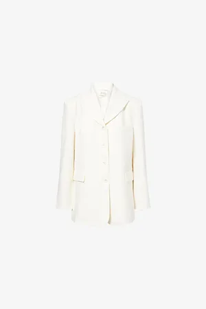 Dissh Womens Liv Boyfriend Woven Blazer