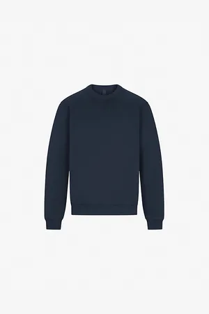 SKIMS Mens Classic Crewneck Lounge Cotton-Blend Sweatshirt