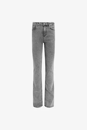 AllSaints Womens Slim-Fit Bootcut-Leg Denim Jeans