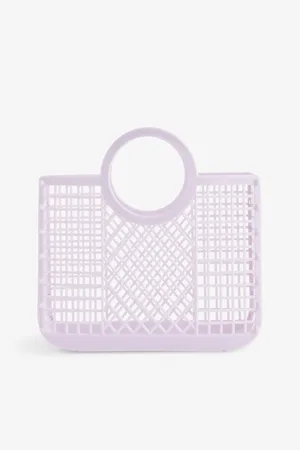Liewood Samantha Double-Handle Recycled Polyethylene-Bend Basket Bag