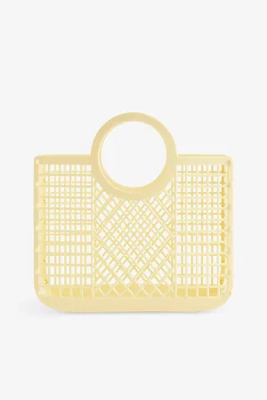 Liewood Samantha Double-Handle Recycled Polyethylene-Bend Basket Bag