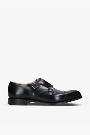 Church Mens Detroit Double Leather Monk Shoes