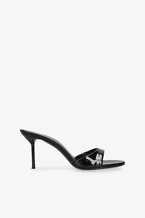 PARIS TEXAS Womens Lidia 70 Leather Heeled Mules