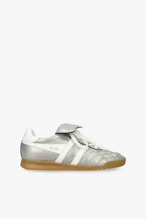 Gola Womens Stadium Leather Low-Top Trainers
