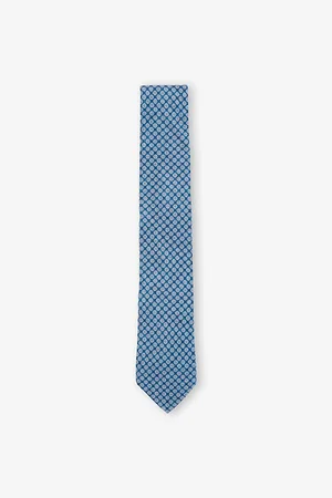 Reiss Mens Santo Medallion-Pattern Silk Tie