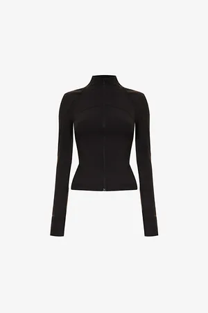 Lululemon Womens Define Nulu Cropped Stretch-Woven Jacket