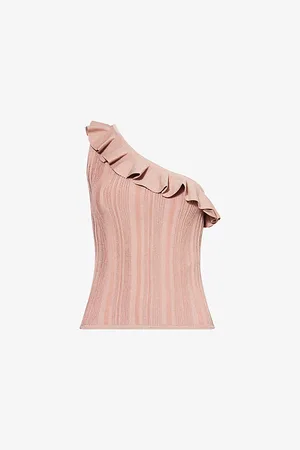 ZIMMERMANN Womens Lucky Metallic Knitted Top