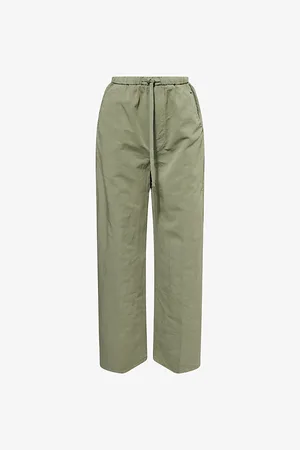 Citizens of Humanity Womens Ayla Drawstring Cotton-Blend Trousers