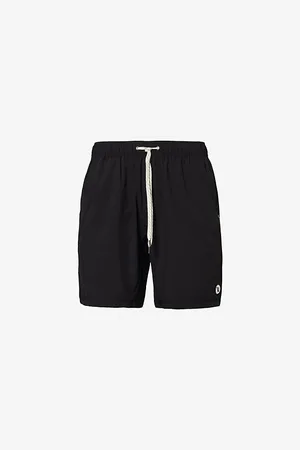 vuori Mens Kore Brand-Patch Relaxed-Fit Recycled Polyester-Blend Shorts