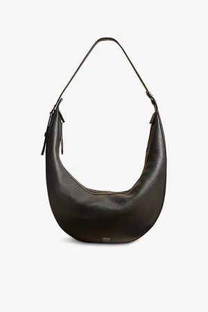 Khaite Womens Augustina Small Pebbled Leather Cross-Body Bag