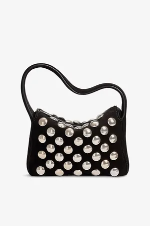 Khaite Womens Elena Nano Leather Shoulder Bag