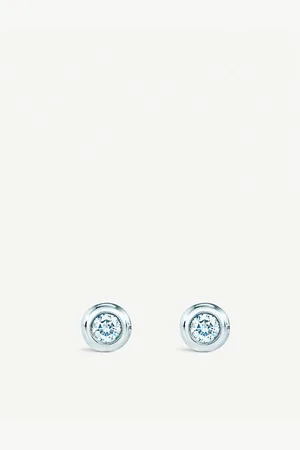 Tiffany & Co. Elsa Peretti® Diamonds By The Yard® Earrings In Sterling Silver