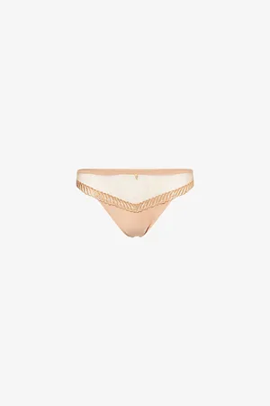 Aubade Womens Tanga Sheer Emotion Embroidered Stretch-Woven Briefs