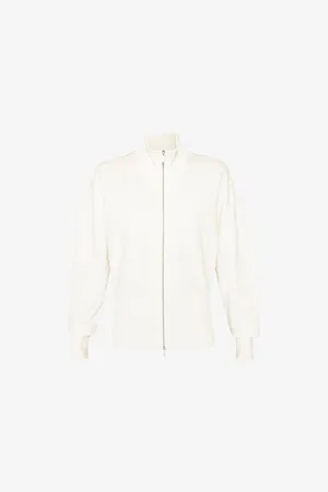 Sweaty Betty Womens After Class Zip-Up Cotton and Modal-Blend Sweatshirt