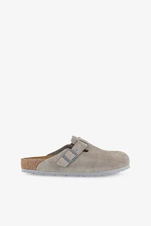 Birkenstock Mens Boston Suede Clogs