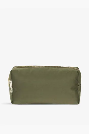 Studio Noos Brand-Tag Embroidered-Logo Woven Puffy Pouch