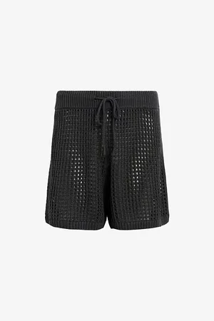 AllSaints Womens Paloma Crochet Knitted Shorts