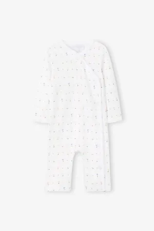 The Little White Company Love Bud Pointelle 1.0 Tog Cotton Sleeping Bag 18-36 Months