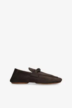 Bottega Veneta Mens Daddy Leather Loafers