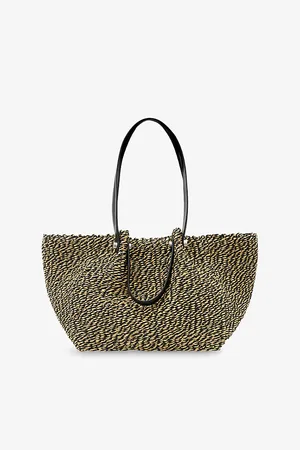 AllSaints Womens Allington Straw Tote Bag
