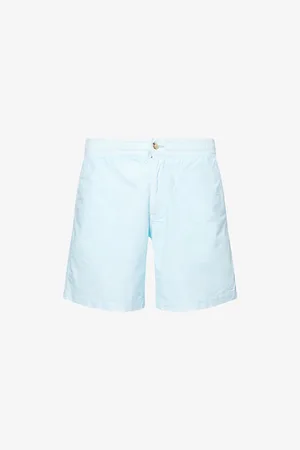 Ralph Lauren Mens Drawstring Regular-Fit Cotton-Poplin Shorts