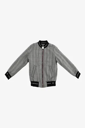 KIDSWEAR COLLECTIVE Pre-Loved Givenchy Logo-Print Cotton Jacket 8 Years