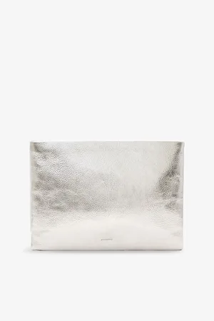 AllSaints Womens Bettina Leather Clutch Bag