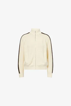 Obey Womens Frankie Track Zip-Up Knitted Sweatshirt