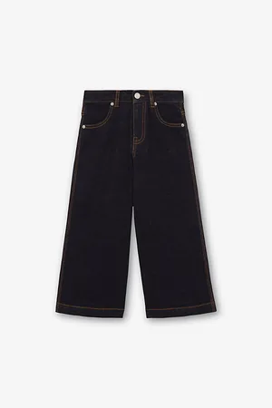 Reiss Myrtle Wide-Leg Cropped Denim Jeans 9-13 Years