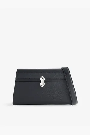 SAVETTE Womens Symmetry Leather Shoulder Bag