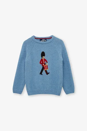 FrenchTrotters Drumming Guardsman Wool-Blend Jumper 3-24 Months