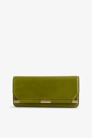 Victoria Beckham Womens 202 Leather Clutch Bag