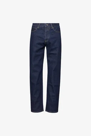 Sunspel Mens Regular-Fit Slim-Leg Denim Jeans