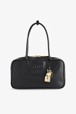 Miu Miu Womens Beau Medium Leather Shoulder Bag