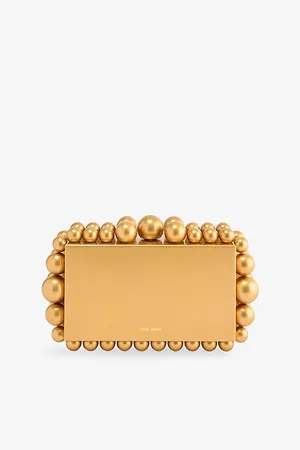 Cult Gaia Womens Eos Metal Clutch