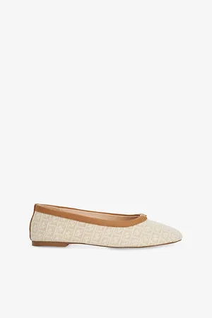 Dune Womens Honestly Woven Ballet Fats
