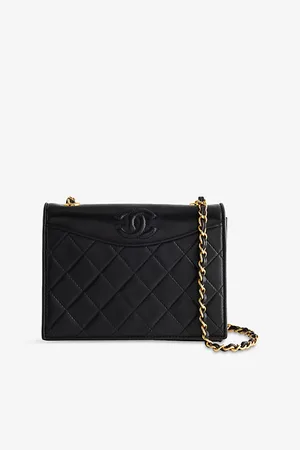 Reselfridges Womens Pre-Loved Chanel Cc Quilted Full Flap Leather Crossbody