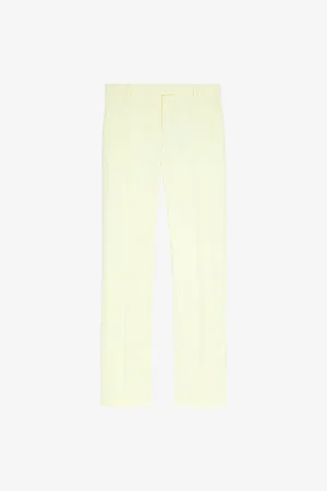The Kooples Womens Regular-Fit Straight-Leg Cotton Trousers