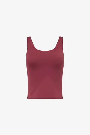 The Couture Club Womens Sculpting Scoop-Neck Stretch-Woven Top