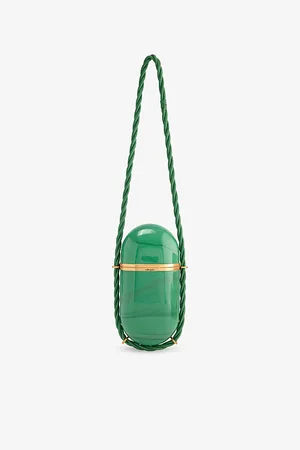 Cult Gaia Womens Amulet Acrylic Clutch