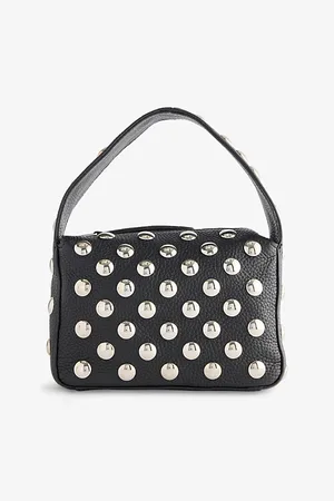 Khaite Womens Elena Small Leather Shoulder Bag
