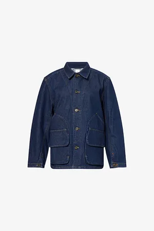 Citizens of Humanity Womens x Argent Abra Relaxed-Fit Denim Work Jacket
