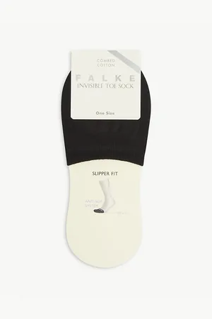 Falke Womens Invisible Cotton-Blend Toe Socks