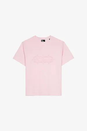 The Kooples Womens Logo-Embroidered Short-Sleeve Cotton T-Shirt
