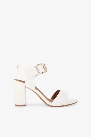 Kurt Geiger Womens Sutton Faux-Leather Heeled Sandals