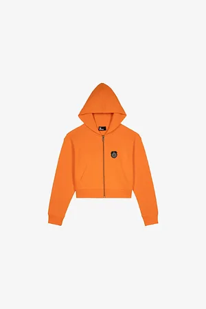 The Kooples Womens Logo-Embroidered Regular-Fit Cotton Hoody