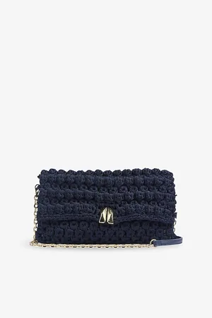 LK Bennett Womens Larna Crochet Clutch Bag