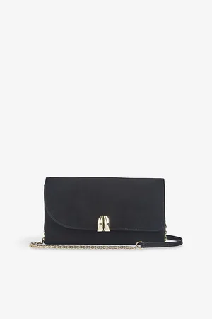 LK Bennett Womens Aria Suede Clutch Bag