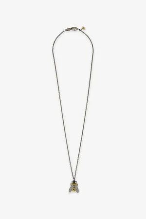 Vivienne Westwood Mens Bumble Bee Brass Pendant Necklace